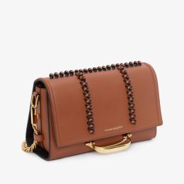 Alexander McQueen The Story Knotted Handbag in Calf Leather