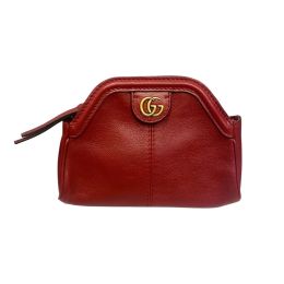 Gucci "Rebelle" Crossbody Bag in Luxurious Calf Leather - Red