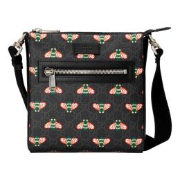 Gucci Bestiary Bee Unisex GG Supreme Canvas Messenger Bag