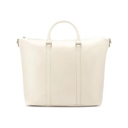 Saint Laurent Tote Bag In Supple Calf Leather - Ivory