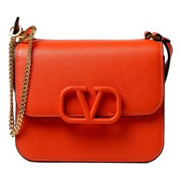 Valentino Garavani "V Sling 2-Way" Calf Leather Crossbody Bag