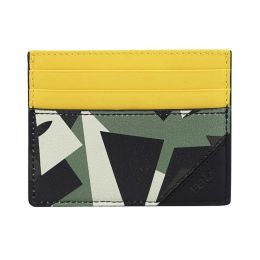 Fendi Card Case/Wallet in Soft Luxurious Calf Leather (Please choose color: Military Green)