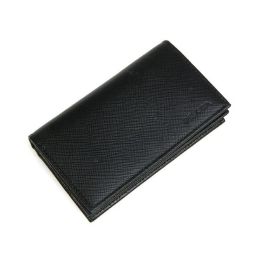 Prada Men’s Card Holder/Wallet in Supple Safiano Calf Leather (Please choose color: Nero Black)