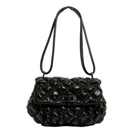 Valentino Garavani "Spike Me" Medium Leather Crossbody Bag (Please choose color: Classic Black)
