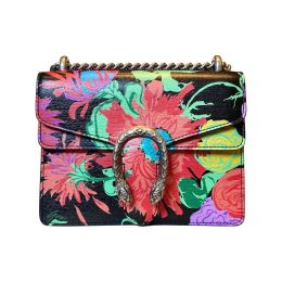 Gucci & Ken Scott Dionysus Small Leather Shoulder Bag - Floral