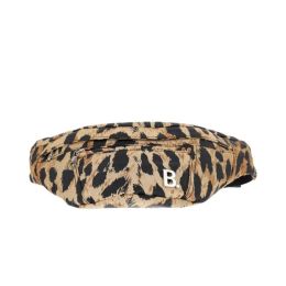 Balenciaga Exotic Round Belt Bag in Nylon - Leopard Print