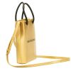 Balenciaga Shopper Bag In Textured Calf Leather - Metallic Gold