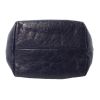Balenciaga Flap Messenger Bag in Arena Lamb Leather - Blue