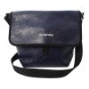 Balenciaga Flap Messenger Bag in Arena Lamb Leather - Blue