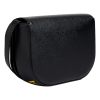 Balenciaga "Ville Day" Grained Calf Leather Shoulder Bag - Navy
