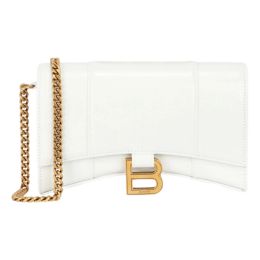 Balenciaga Hourglass Wallet/Crossbody Bag in Soft Calf Leather