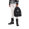 Balmain "B-Back" Backpack in Soft Nylon w/ Calf Leather Details