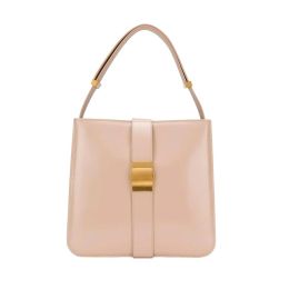 Bottega Veneta "Marie" Blush Smooth Calf Leather Shoulder Bag