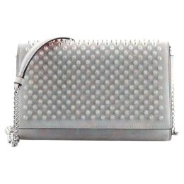 Christian Louboutin "Paloma Spikes" Crossbody Bag in Leather