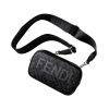 Fendi “Roma Zucca” Black Mini Canvas Camera/Crossbody Bag