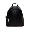 Fendi "Roma Warped Logo" Backpack in Soft Black Calf Leather