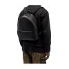 Fendi "Roma Warped Logo" Backpack in Soft Black Calf Leather