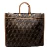 Fendi “Sunshine” Large Tote in Zucca Jacquard Canvas/Leather