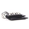Fendi Triplicate Pouches in Supple Calf Leather - Classic Black