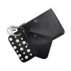 Fendi Triplicate Pouches in Supple Calf Leather - Classic Black