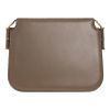 Fendi "Touch" Shoulder Bag in Luxe Tartufo Calf Leather - Taupe
