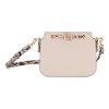 Fendi "Touch" Shoulder Bag in Calabro Leather - Ivory/Python