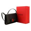 Ferragamo “Ginny” Crossbody Bag in Vitello Grain Calf Leather