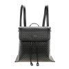Gucci Drawstring Backpack in Micro Guccissima Leather - Black