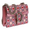 Gucci "Dionysus" Valentine Hearts Calf Leather Crossbody Bag