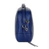 Gucci “Bree” Micro Guccissima Calf Leather Blue Crossbody Bag