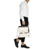 Gucci "Zaino" Logo Pebbled Calf Leather Drawstring Backpack