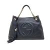 Gucci “Soho” Vitello Grained Pebbled Calf Leather Shoulder Bag