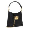 Gucci Shoulder Bag in Soft Pebbled Calf Leather w/ Gold Chain