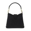 Gucci Shoulder Bag in Soft Pebbled Calf Leather w/ Gold Chain