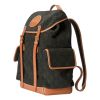 Gucci Large Backpack in "GG" Guccissima Wool - Dark Green