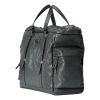 Gucci Drawstring Tote Bag in "GG" Tonal Logo Gray Calf Leather