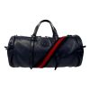 Gucci “GG” Logo Duffle Bag/Strap in Navy Blue Buffalo Leather
