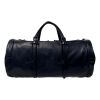 Gucci “GG” Logo Duffle Bag/Strap in Navy Blue Buffalo Leather