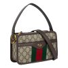 Gucci "Ophidia" Crossbody Bag in GG Supreme Canvas/Leather