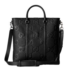 Gucci Jumbo Tote Bag in GG Embossed Monogram Calf Leather