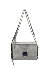 Jimmy Choo "Lockett" Crossbody Bag in Spazzolato Leather