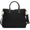 Prada Satchel in Soft Tessuto Nylon w/ Calf Leather Trim - Black