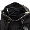 Prada Satchel in Soft Tessuto Nylon w/ Calf Leather Trim - Black