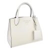 Prada Monochrome Handbag in Safiano Leather - Bianco White