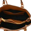 Prada “Galleria” Vitello Phenix Leather Caramel Brown Handbag