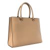 Prada Medium Tote Bag in Beige Embossed Safiano Calf Leather