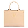 Prada “Symbols” Mini Tote Bag in Triangle Quilted Calf Leather