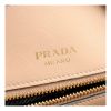 Prada Embossed Logo Handbag in Calf Leather - Cameo Beige