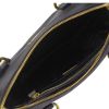 Prada Black Tessuto Nylon w Safiano Calf Leather Trim Satchel
