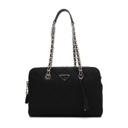Prada Quilted Handbag in Luxurious Tessuto Nylon - Nero Black